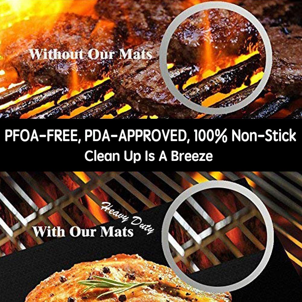 Non-stick BBQ Grill Mat 40*33cm Baking Mat