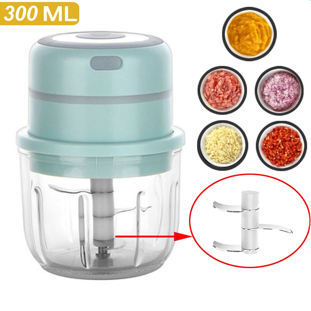 Mini Electric Garlic Chopper Masher