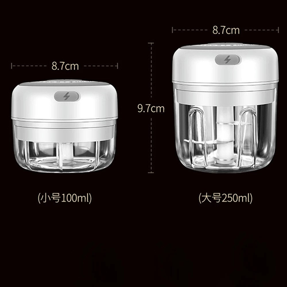 Mini Electric Garlic Chopper Masher