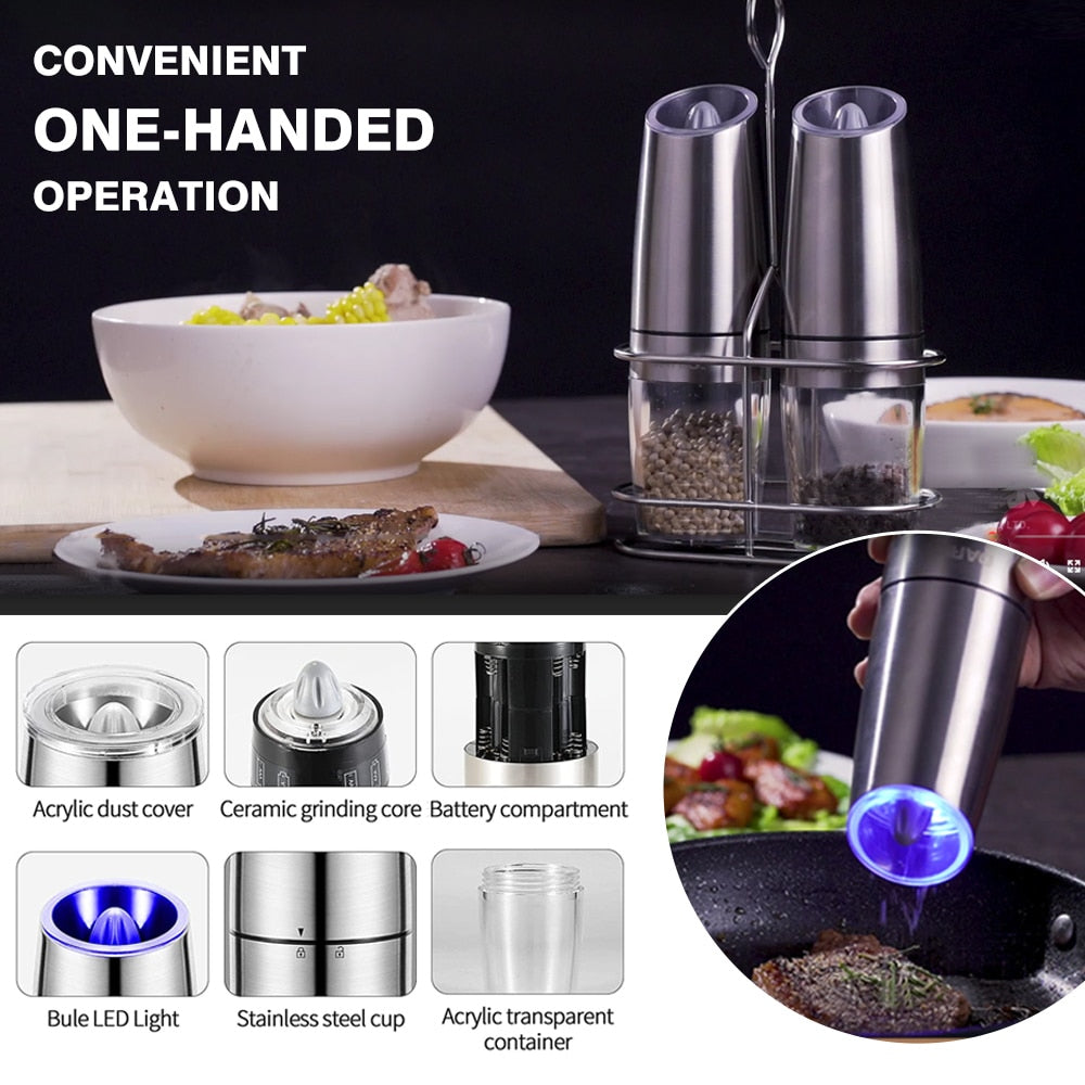 Electric Pepper Mill Gravity Induction