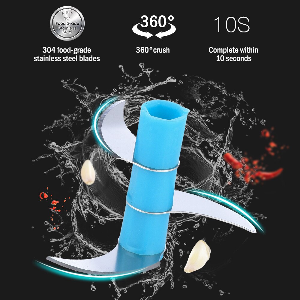 Electric Kitchen Chopper Garlic Masher Meat Grinder