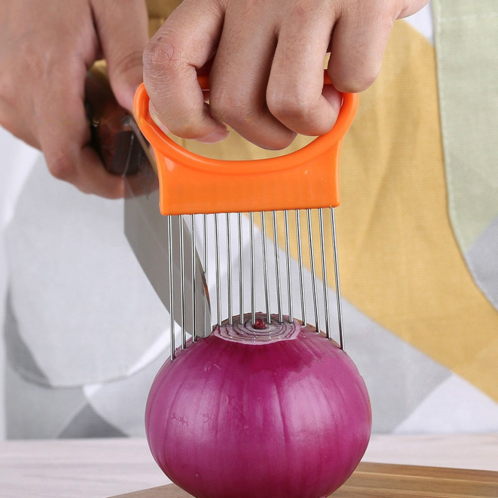 Stainless Steel Onion Needle Fork Vegetable Fruit