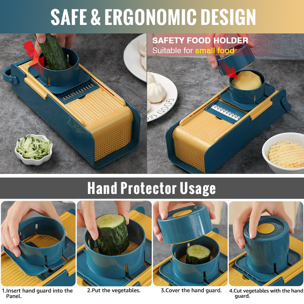 Vegetable Cutter Slicer Fruit Potato Peeler Grater