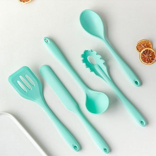 5 Piece Silicone Large Spatula Set