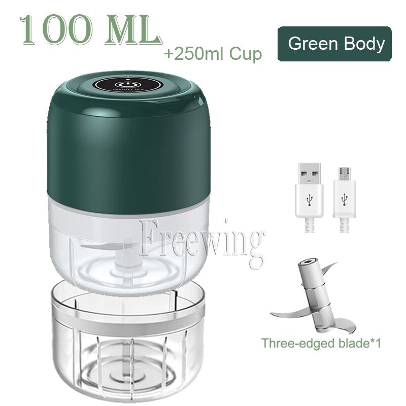 Powerful Mini Electric Garlic Chopper