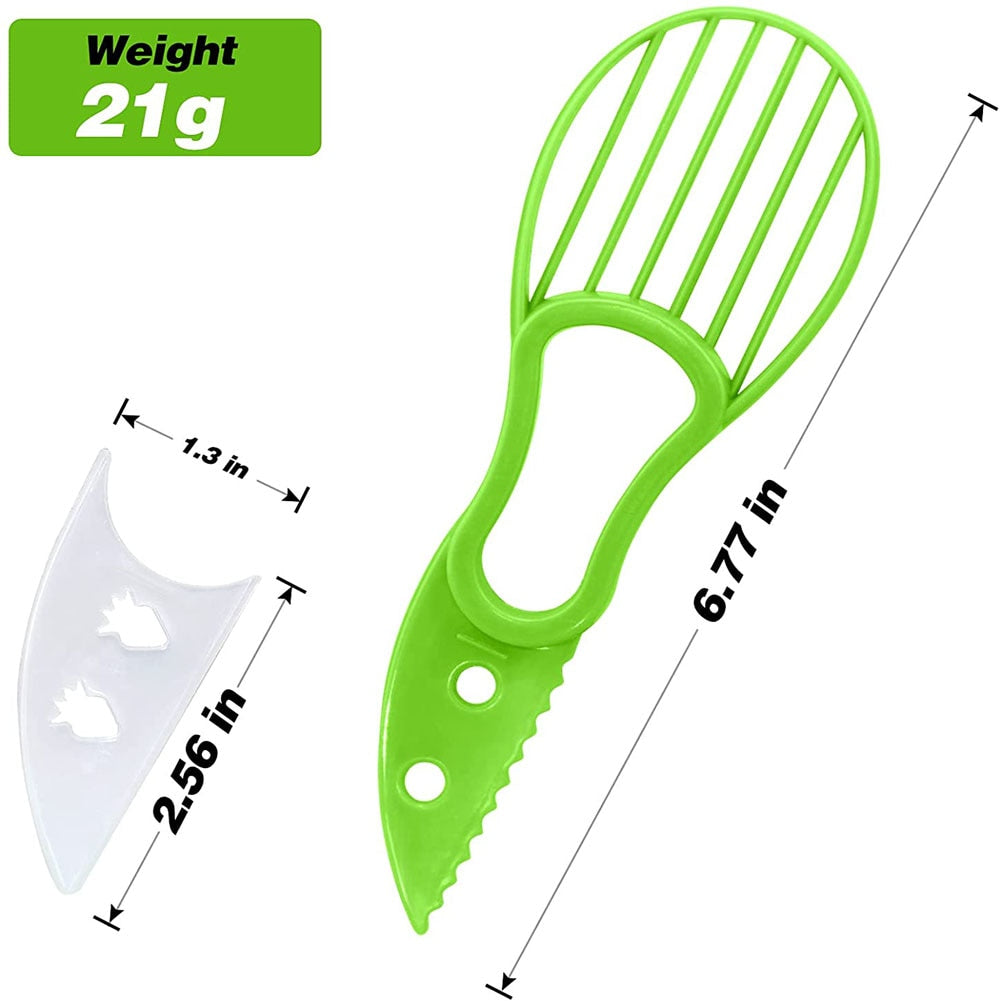 3 In 1 Avocado Slicer Shea Corer Butter Fruit Peeler