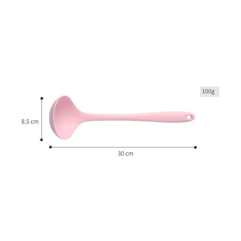 Pink Silicone Heat-Resistant Spatula