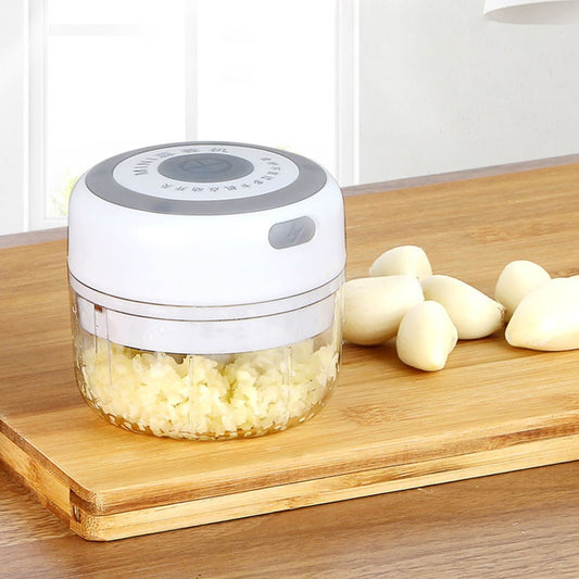 Electric Kitchen Chopper Garlic Masher Meat Grinder