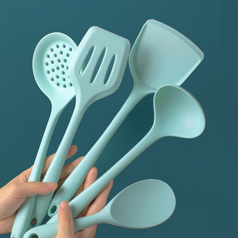 Pink Silicone Heat-Resistant Spatula