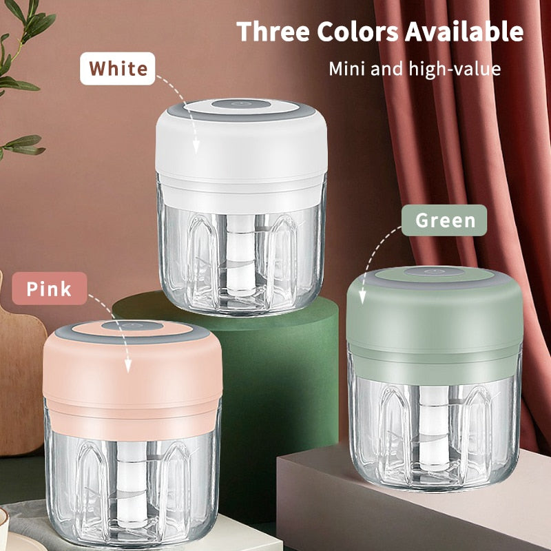 Food Chopper Garlic Crusher Meat Grinder