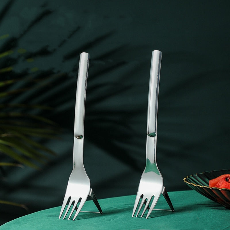 Watermelon Slicer with Fork Durable Watermelon Cutter