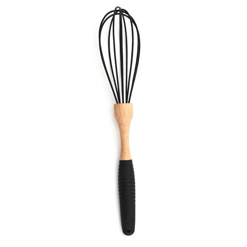 Silicone Wood Turner Spatula Brush