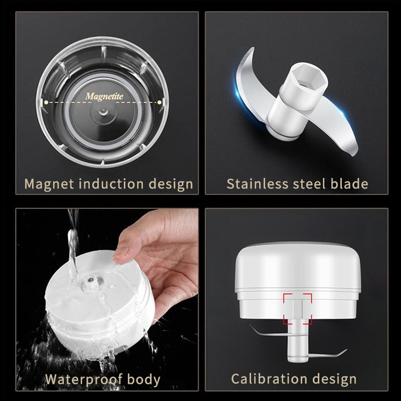 Food Chopper Garlic Crusher Meat Grinder