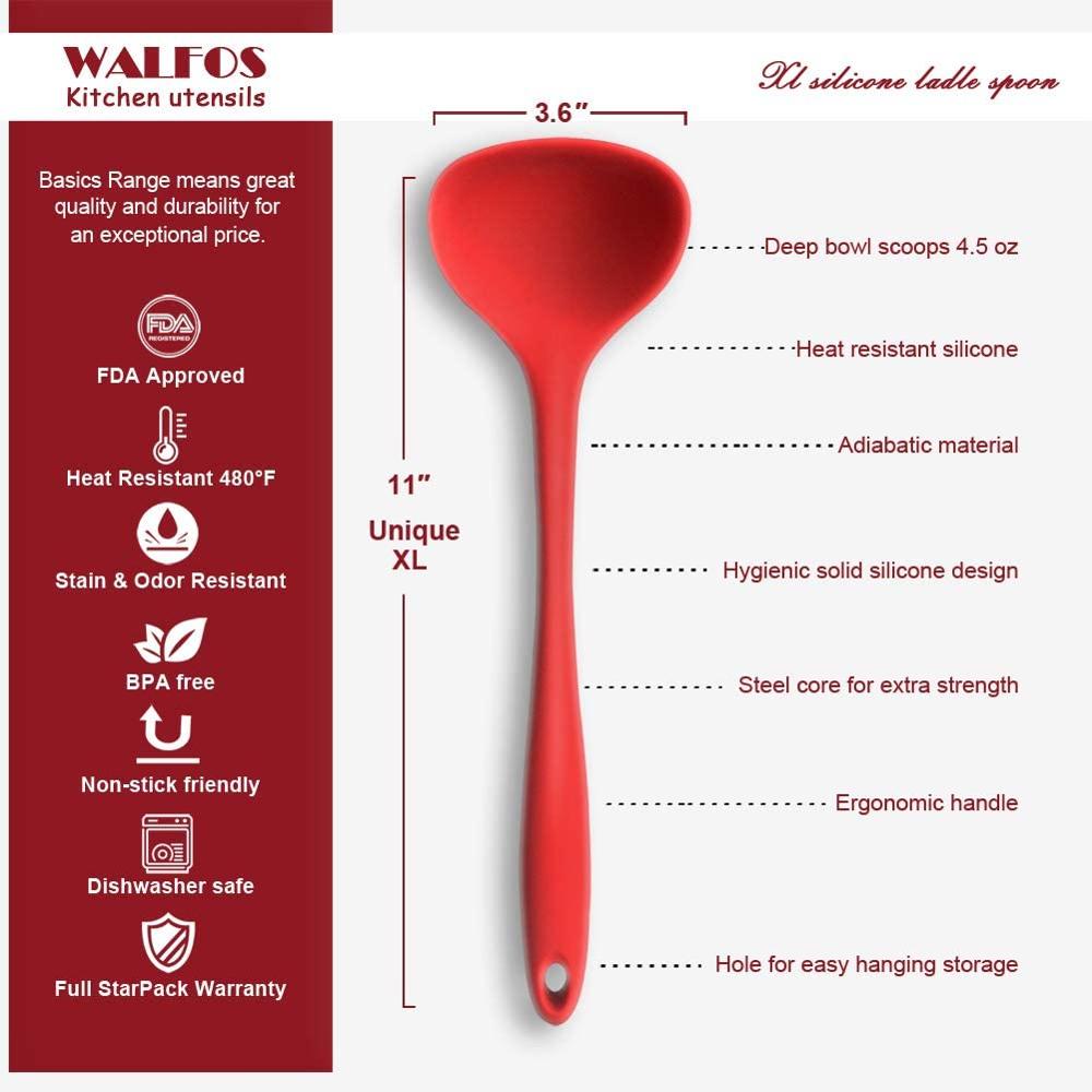 Silicone Spoon Mixing Spoon Long-Handled