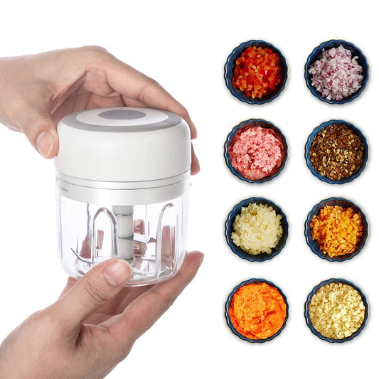 Electric Garlic Masher Sturdy Durable Mini Chopper