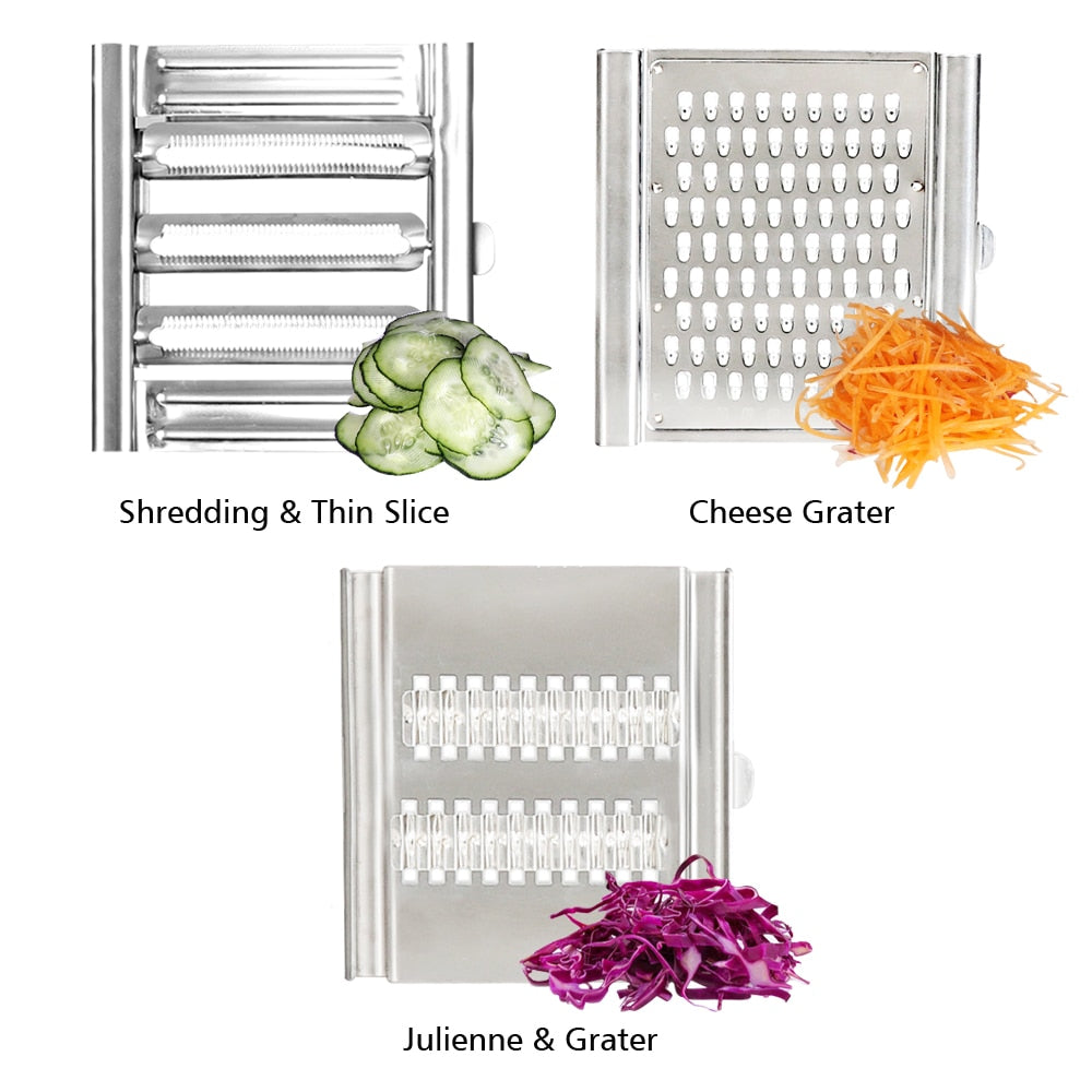 Portable Manual Vegetable Slicer Easy Clean Grater