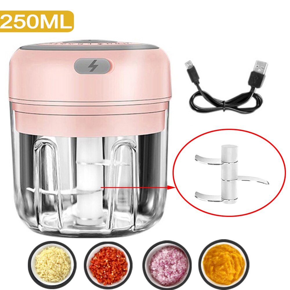 Mini Electric Garlic Chopper Masher