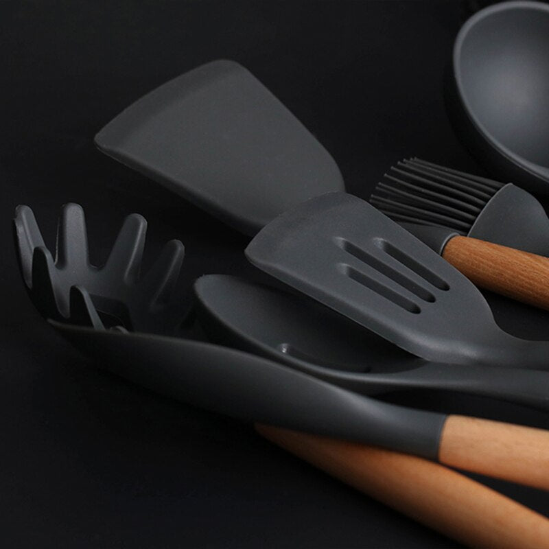 Silicone Kitchenware Cooking Utensils Set