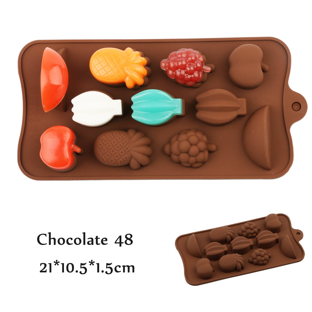 Silicone Chocolate Mold 3D Shapes Mold