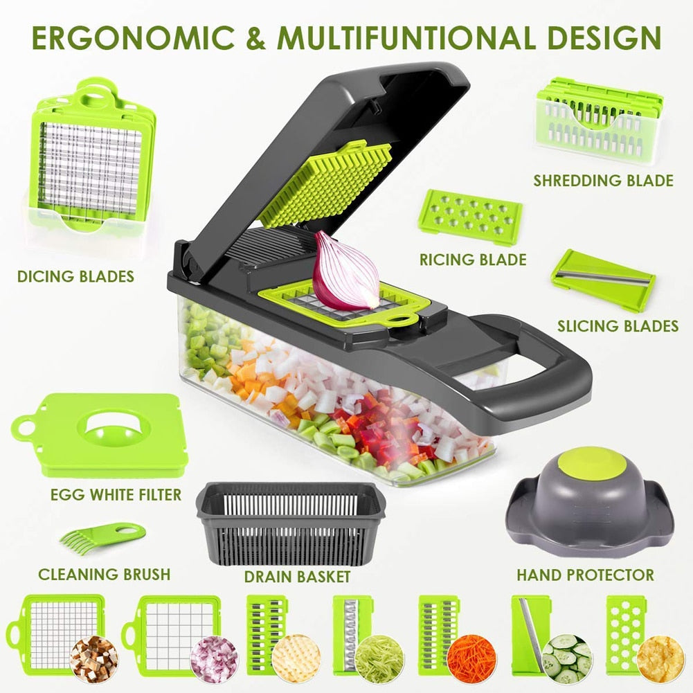 Vegetable Cutter Shredders Slicer