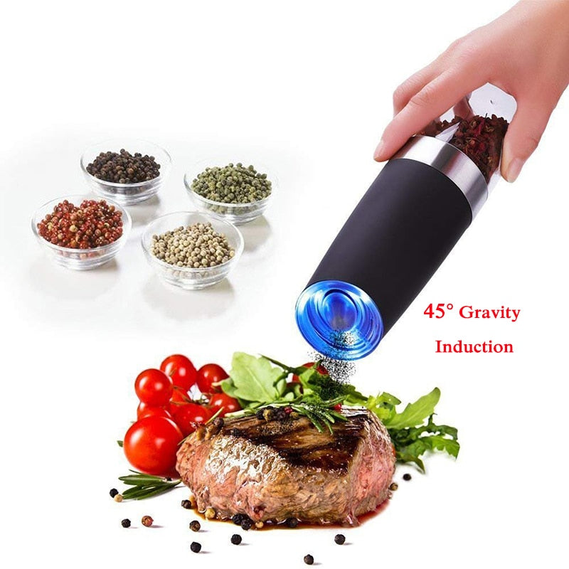 Electric Salt and Pepper Grinders Stainless Steel