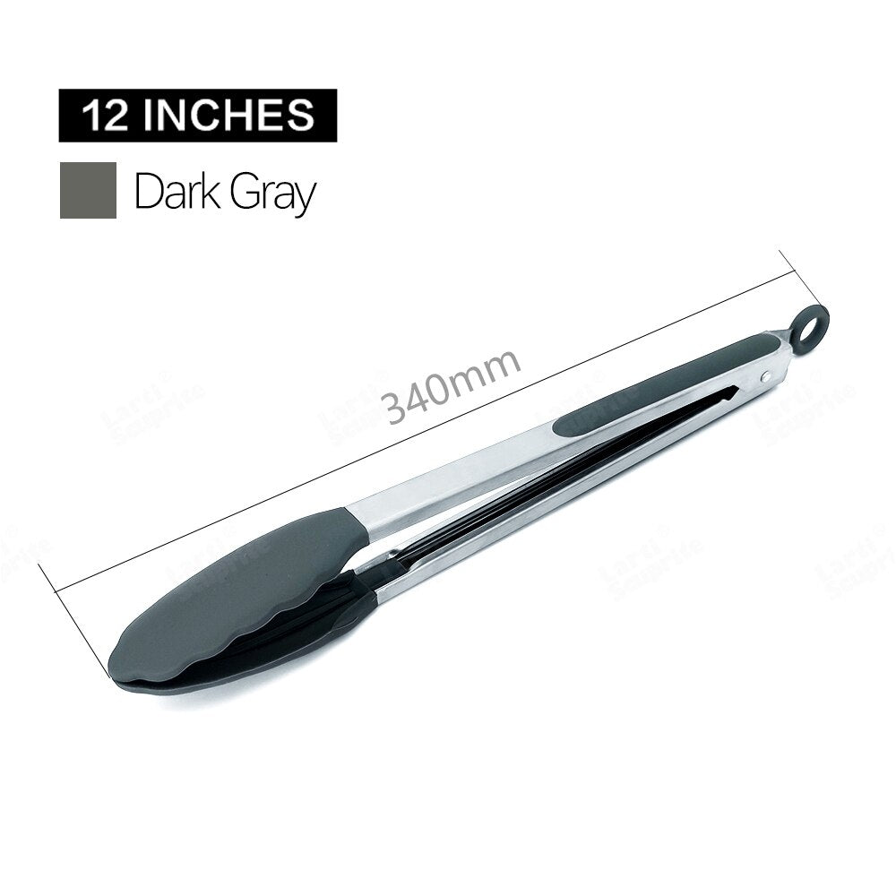 Silicone Food Tong Cooking Clip Thicken