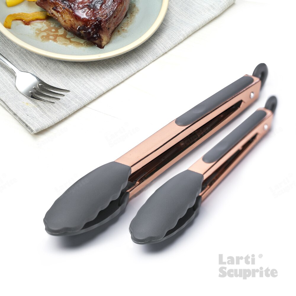 Silicone Food Tong Cooking Clip Thicken