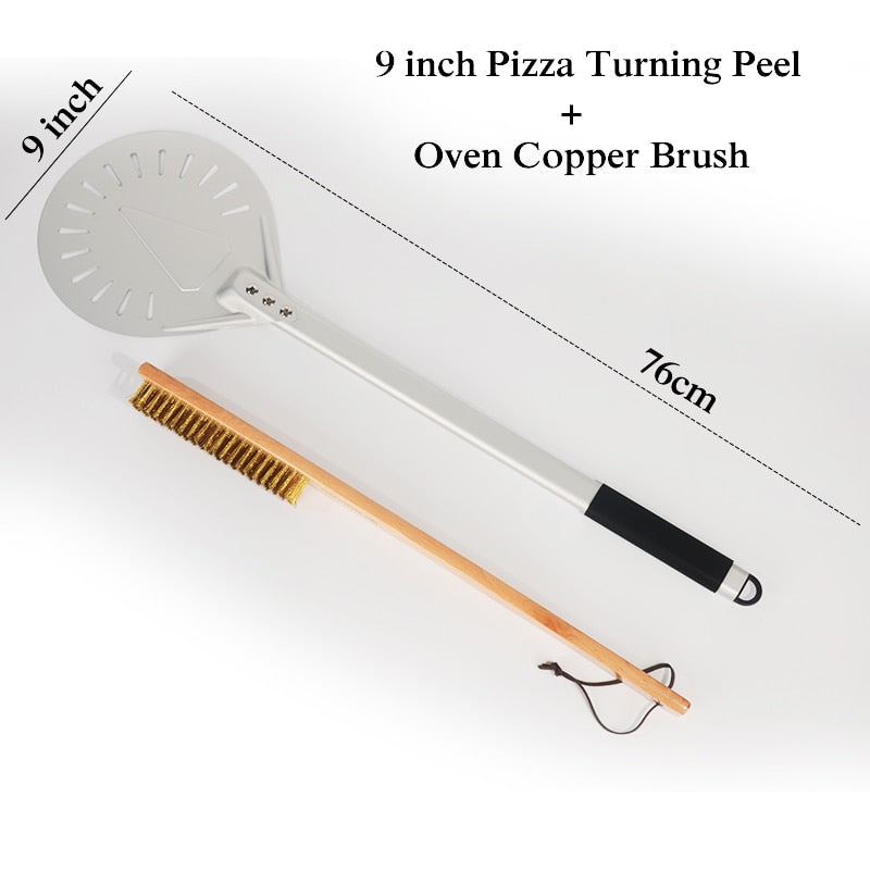 Perforated Turning Peel Pizza Shovel