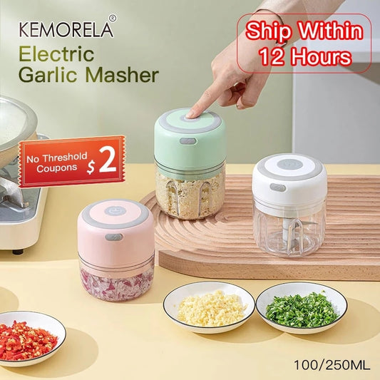Electric Kitchen Chopper Masher