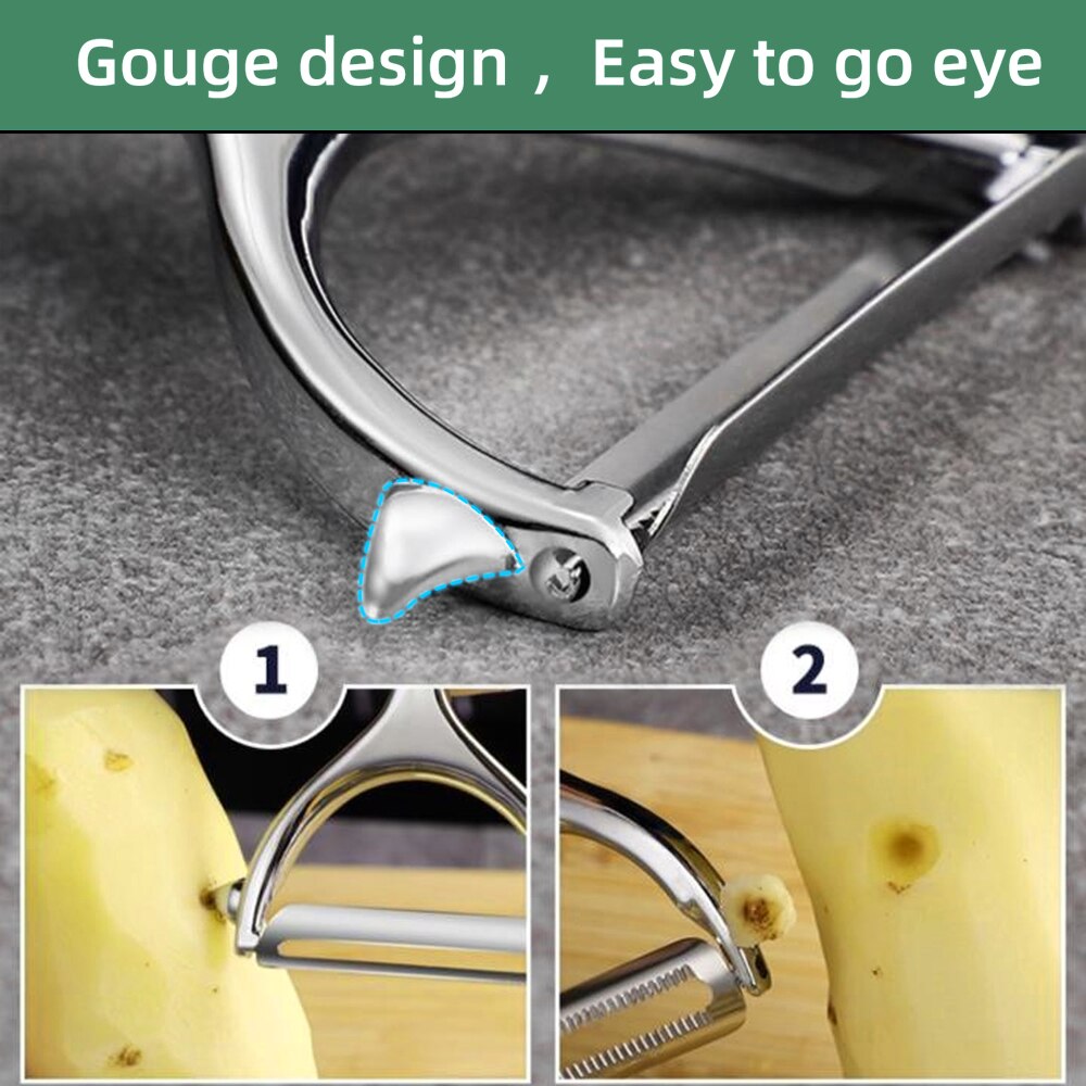 Vegetable Fruit Potato Peeler Stainless Steel Sharp
