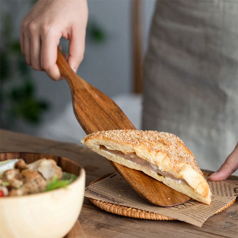 Wooden Spatula For Cooking Slotted