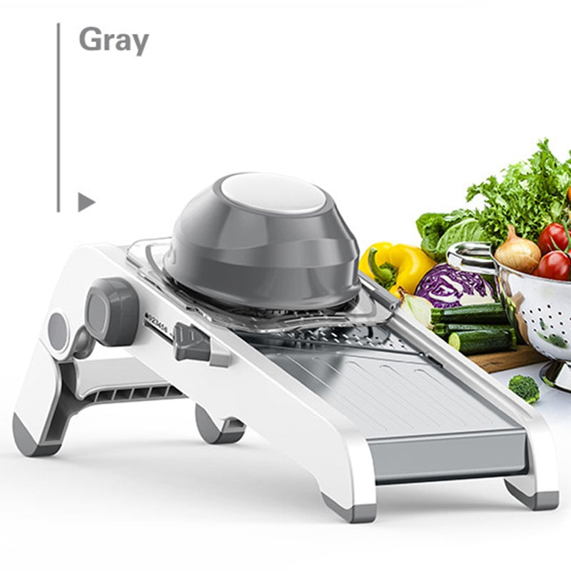 Adjustable Vegetable Fruit Cutter Slicer Manual Shredder