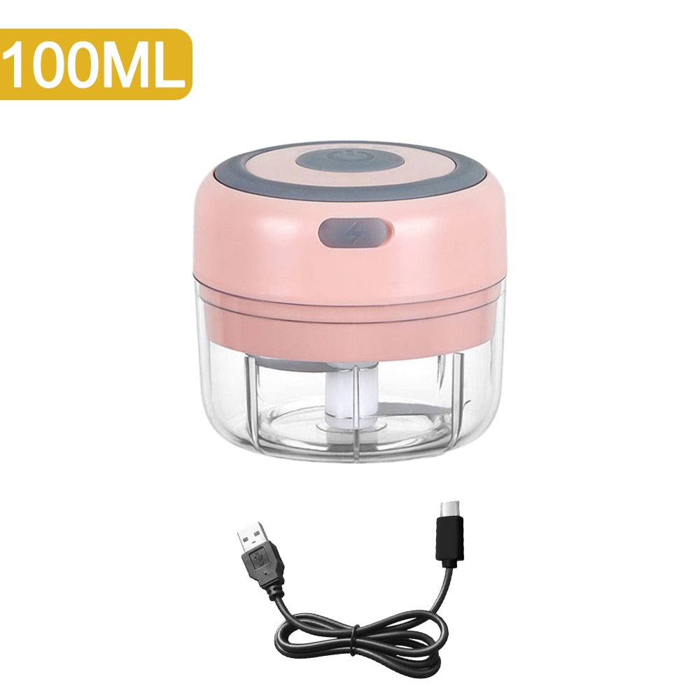 Mini Electric Garlic Chopper USB Charging