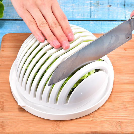 Chopper Vegetable Salad Cutter Cutting Bowl