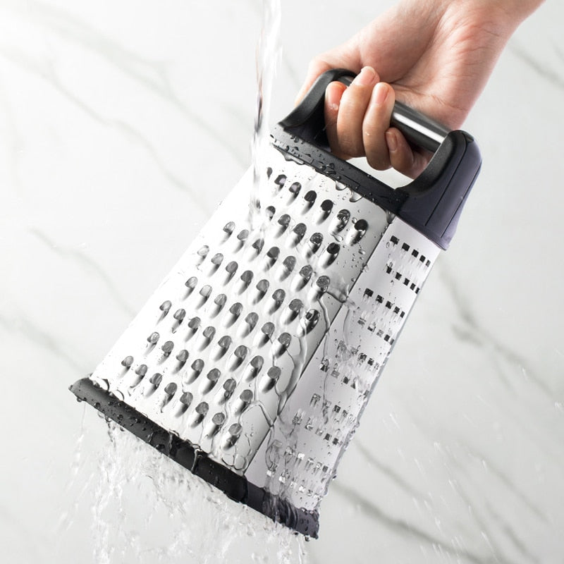 Four-side Box Grater Vegetable Slicer Tower-shaped Potato Cheese Grater