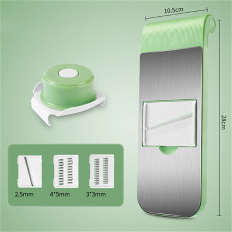 Vegetable Cutter Plastic Basket Slicer Fruit