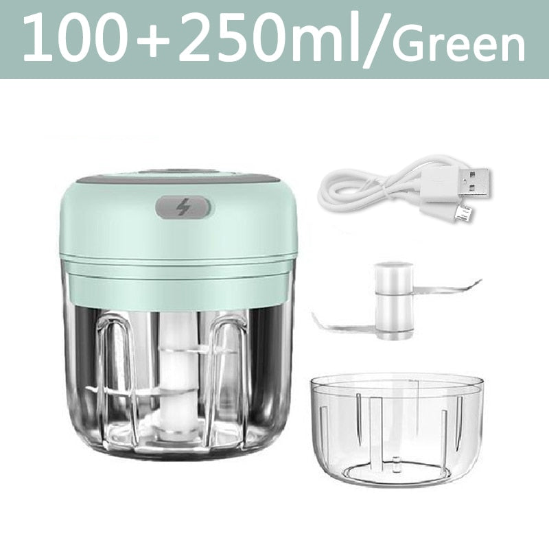 Electric Mini Garlic Crusher Portable Chopper