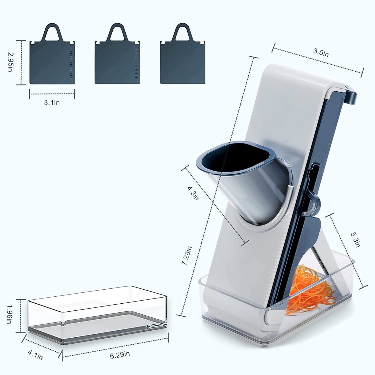 Kitchen Accessories Basket Household Vegetable Slicer