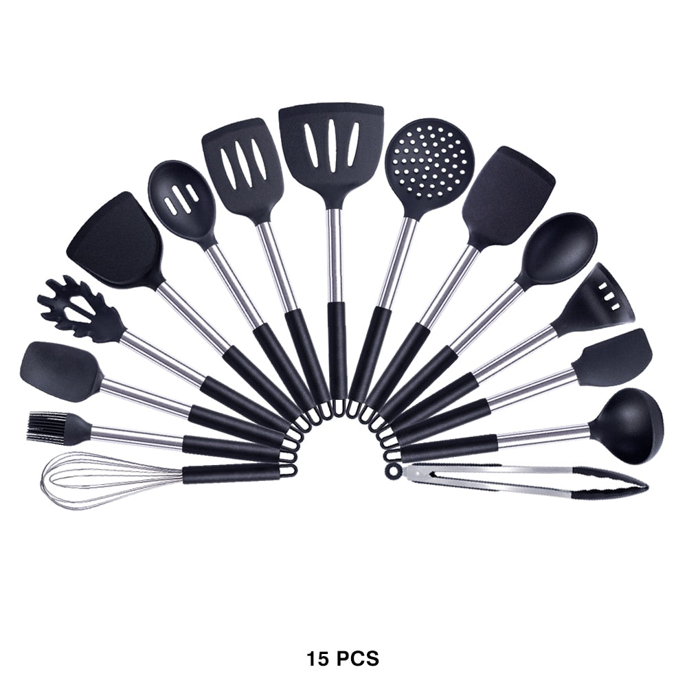 Silicone Utensils Set Kitchen Accessories