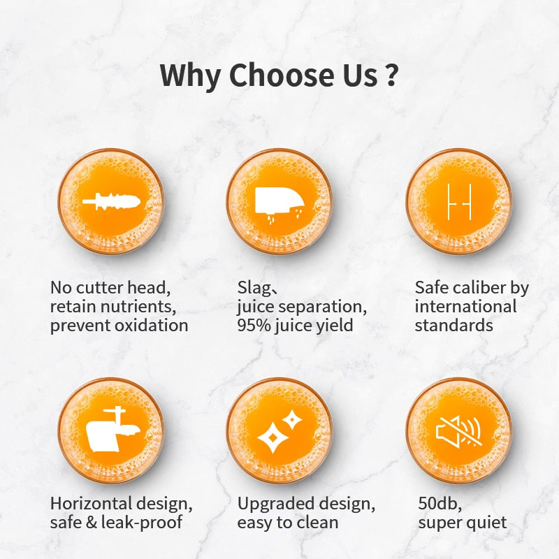 High Nutrition Electric Extractor Slow Juicer