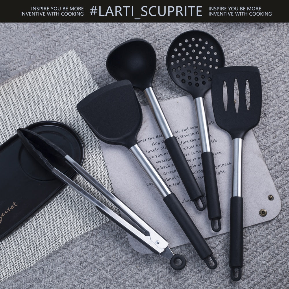 Silicone Utensils Set Kitchen Accessories