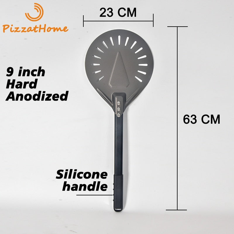 Perforated Turning Peel Pizza Shovel