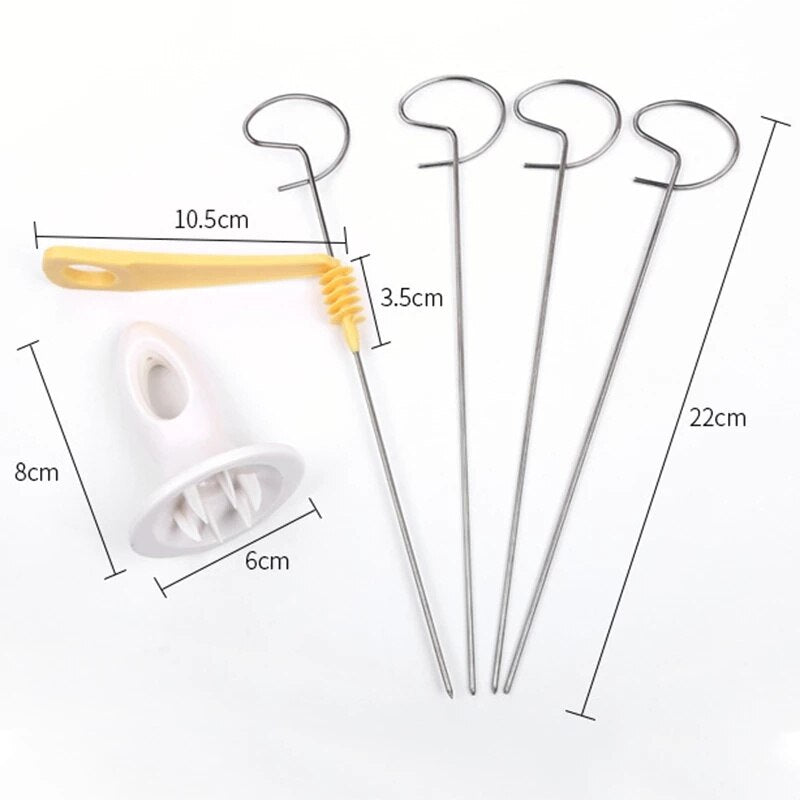 1pcs Potato Spiral Cutter Slicer Fried Potatoes