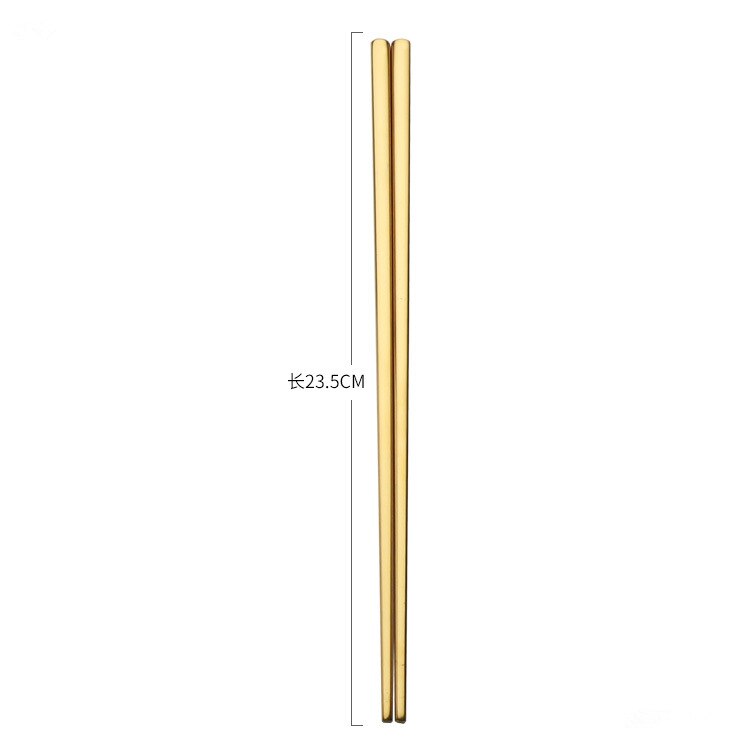 Gold Stainless Steel Food Clip Soup Spoon