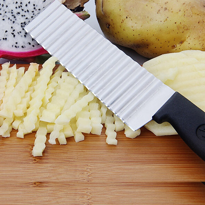 Potato Chip Slicer Dough Knife Potato Cutter Chopper