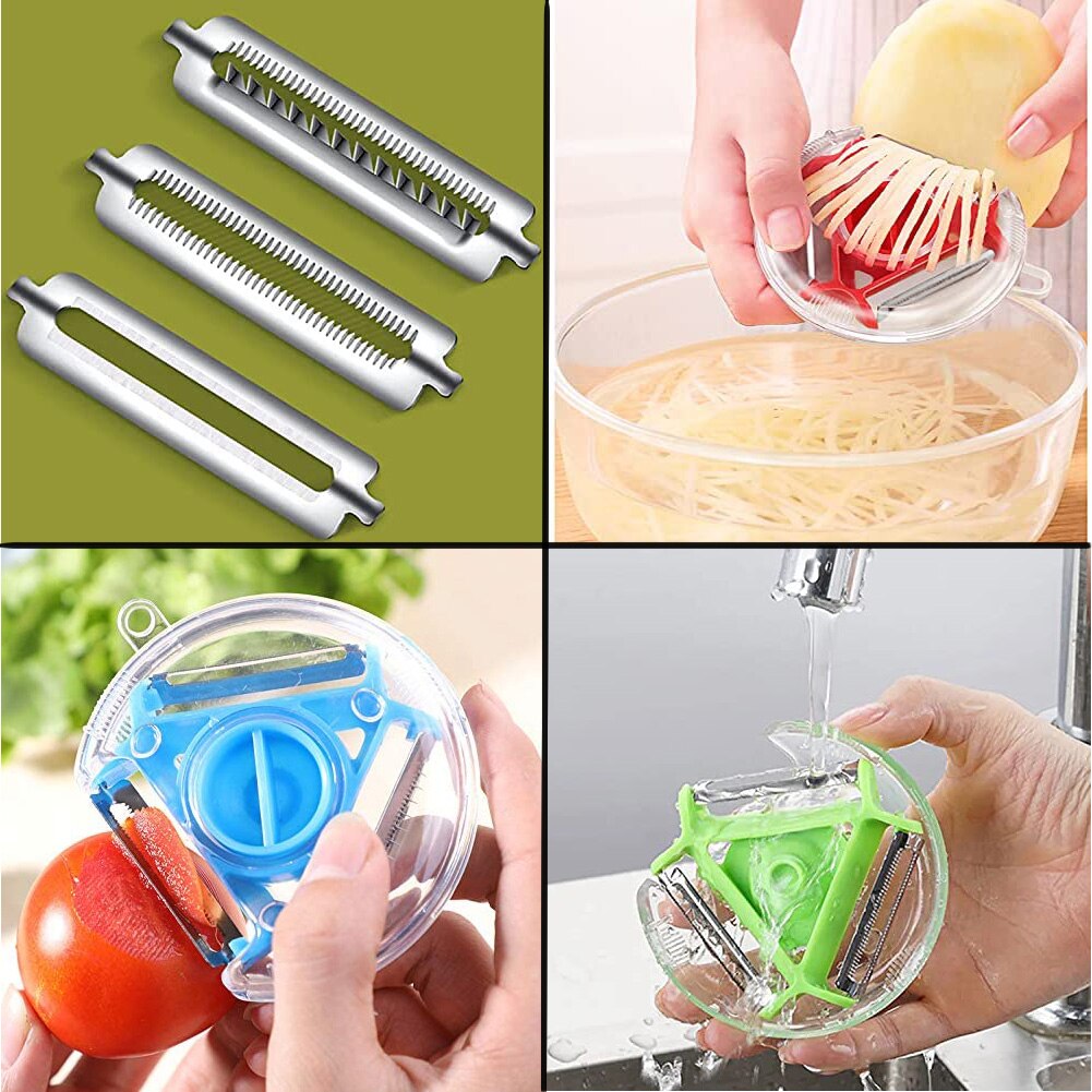 Peeler Set Slicer Stainless Steel