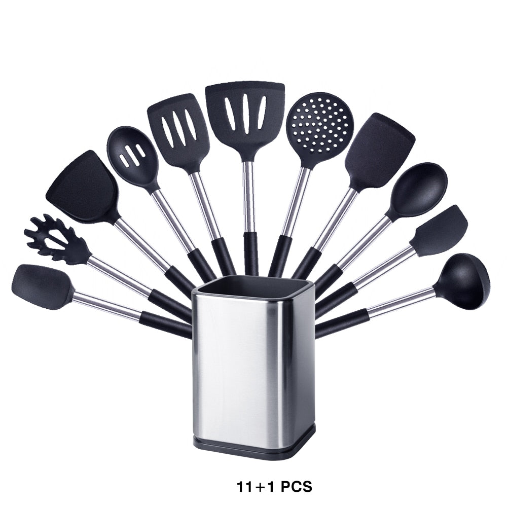 Silicone Utensils Set Kitchen Accessories