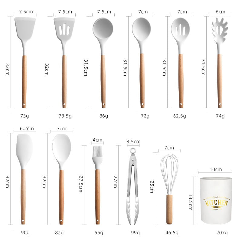 Wooden Handle Non Stick Spatula Spatula