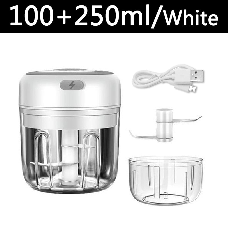 Electric Mini Garlic Crusher Portable Chopper