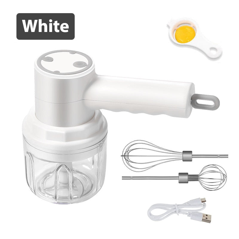 Mini Food Chopper Whisk Beater